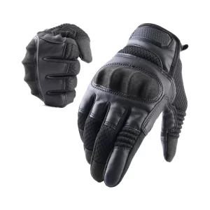 Leather Motorbike Gloves